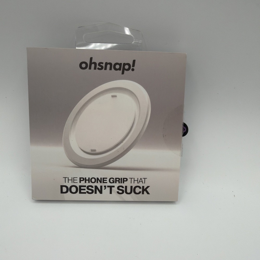 Gg1-O OhSnap Snap Magnetic UltraThin Grip & Stand Magsafe - Overexposed White